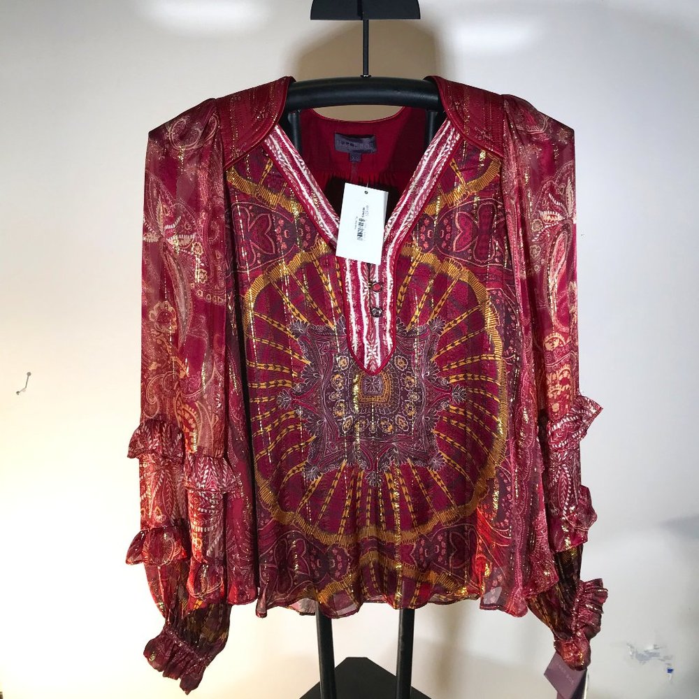 Hale Bob silk top size XS